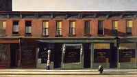 Early Sunday Morning/エドワード ホッパー/ポスター Edward Hopper Print Early Sunday Morning, Exhibition Art