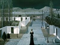 Delvaux、The Sleeping Town、希少画集画、新品額付 Amazon.co.jp