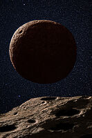 Dwarf Planet Quaoar from Moon Weywot - Album alb3792441