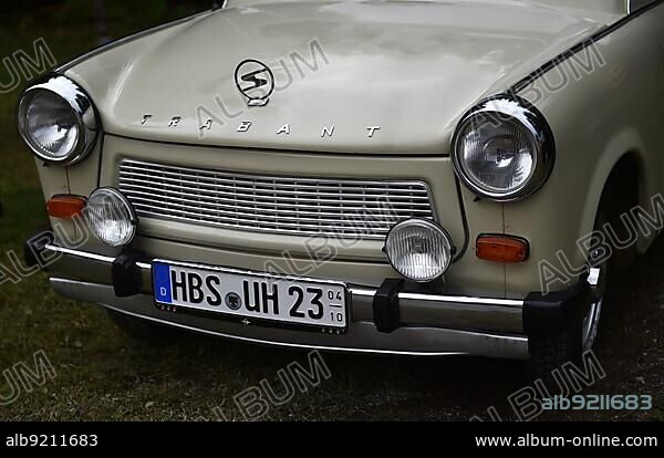 DDR Oldtimer Trabant 601 at a classic car meeting in Benneckenstein in the Harz Mountains, Germany, Europe.