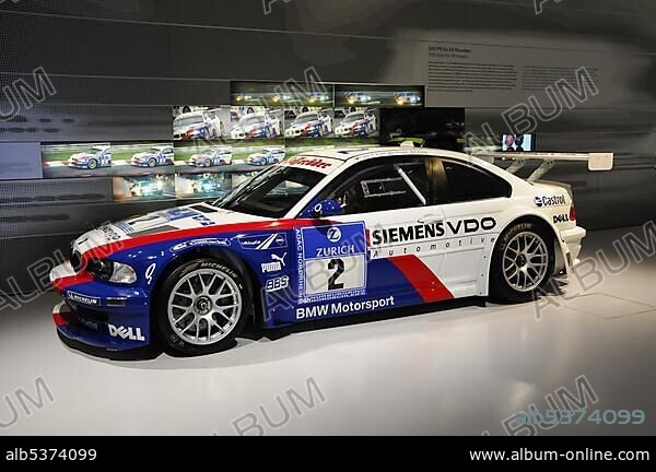 BMW M3 GTR, BMW Museum, Munich, Bavaria, Germany, Europe.