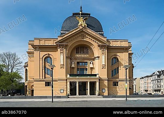 Gera theatre, 1902, theater-architect Heinrich Seeling, Art Nouveau, Gera, Thuringia, Germany, Europe.