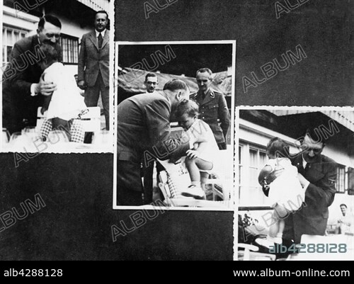 Pictures discovered by the US Intelligence Service, where Hitler is seen with Uschi, the daughter Hitler and Eva Braun are said to have had.