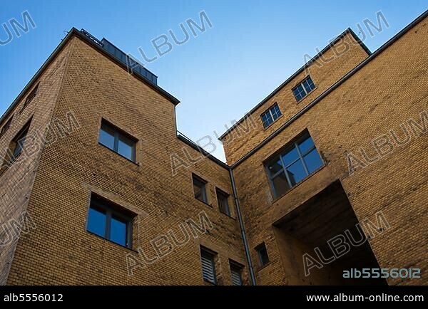 Old industrial architecture in Oberschöneweide, the historic centre of the German electrical industry, Treptow-Köpenick district, Berlin, Germany, Europe.