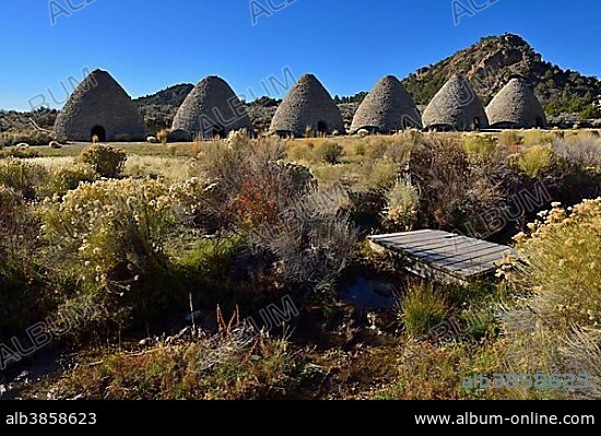 Ward Charcoal Ovens State Historic Park, Ely, Nevada, USA, North America.