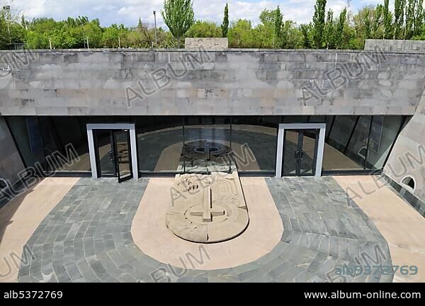 Underground Armenian Genocide Museum and Memorial Tsitsernakaberd, Yerevan, Jerewan, Armenia, Asia.