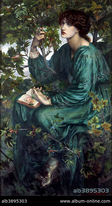 DANTE GABRIEL ROSSETTI. The Day Dream. Date/Period: 1880 (painted