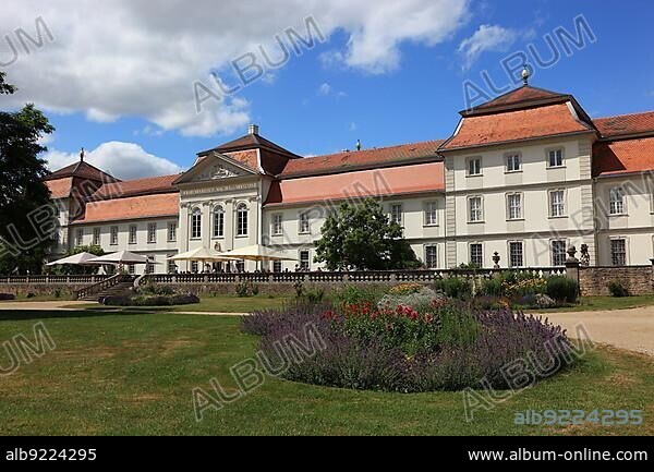 Schloss Fasanerie, Adolphseck, in Eichenzell, Fulda, Hesse, Germany, Schloss Fasanerie in Eichenzell near Fulda, originally named Schloss Adolphseck after the Fuldian prince abbot Adolph von Dalberg, is one of the most beautiful baroque castles in Hesse, Germany, Europe.