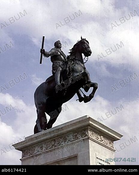 PIETRO TACCA. ESCULTURA DE FELIPE IV-ACABADA EN 1640.