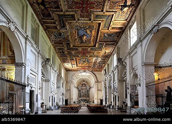 Basilica of San Sebastiano fuori le mura above the Catacombs of San Sebastiano, Via Appia Antica, Rome, Lazio, Italy, Europe.