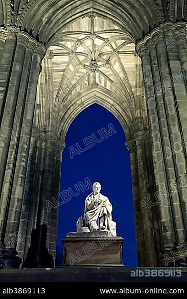 The Scott Monument, Edinburgh, Scotland, Great Britain.