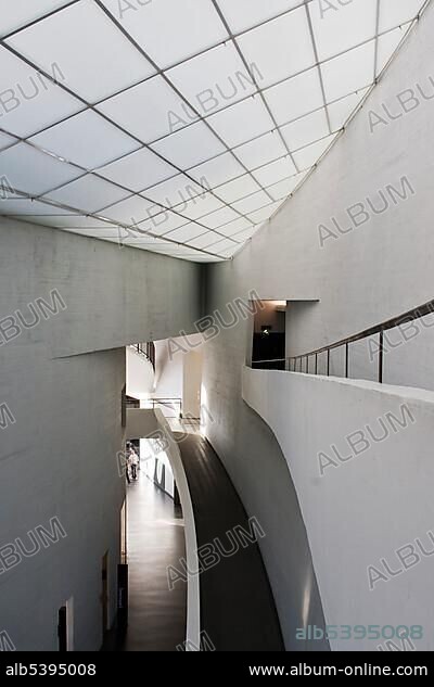 Interior of Kiasma museum of contemporary art, Helsinki, Finland, Europe.