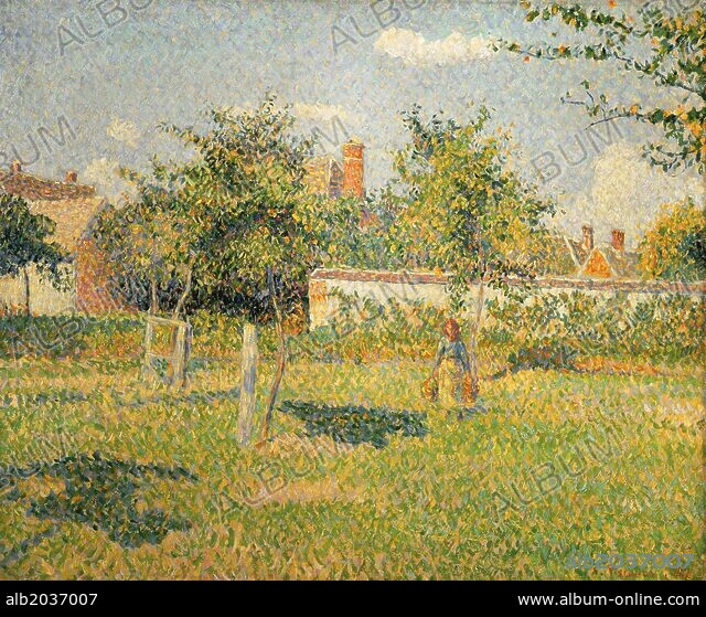 Vue d'Eragny - Camille Pissarro | Musée d'Orsay