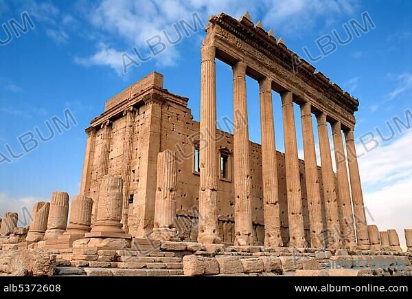Ruins of the Baal-Temple in Palmyra, Syria, Near East, Asia.