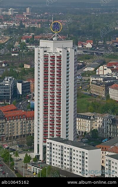Leipzig Wintergartenstraße tower block.