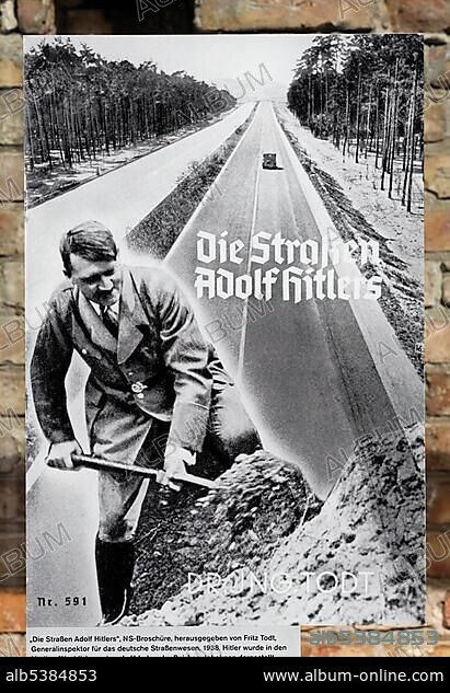 The streets of Adolf Hitler, Nazi pamphlet, Topography of Terror, Berlin, Germany, Europe.