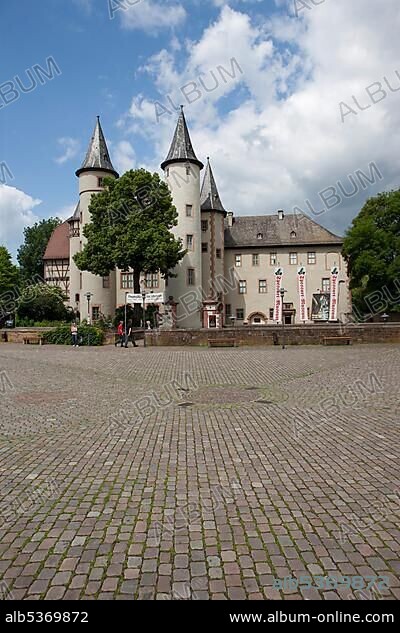 Schloss Lohr am Main castle, Spessartmuseum museum, Lohr am Main, Lower Franconia, Bavaria, Germany, Europe.