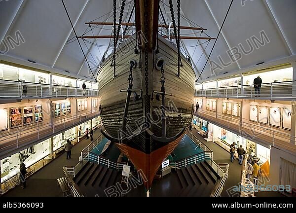 The Fram, the research ship of Fridtjof Nansen and Roald Amundsen, Fram Museum, Oslo, Norway, Europe.