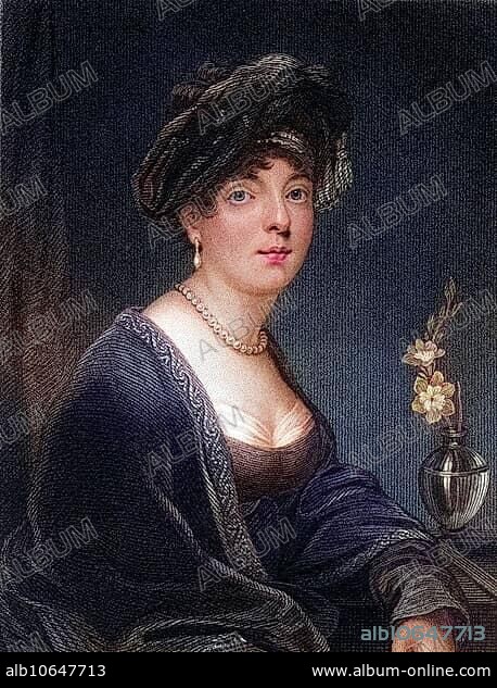 Elizabeth Leveson Gower Duchess and 19th Countess of Sutherland 1765 to 1839 Scottish peeress artist and reformer, Historic, digitally restored reproduction from a 19th century original, Record date not stated.