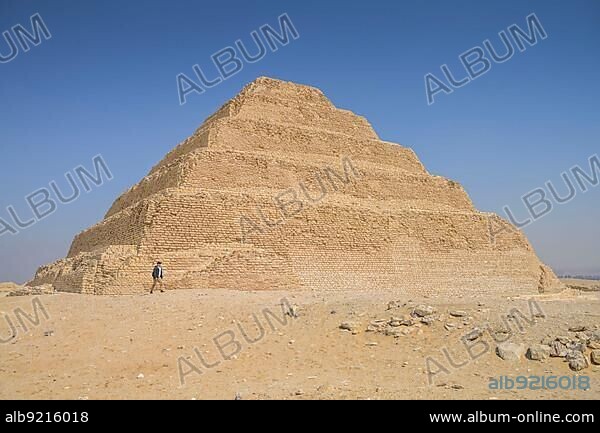 Step Pyramid of King Djoser, Necropolis of Sakkara, Egypt, Africa.