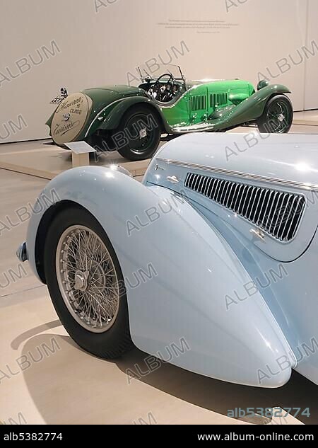 Maserati 4V Sport Spider Zagato, Mitomacchina exhibition, Museum of Modern Art, MART, Rovereto, Italy, Europe.