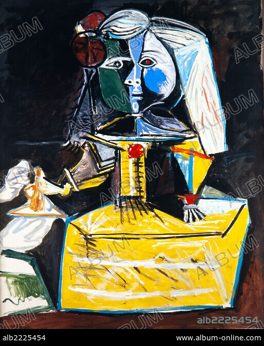 肉筆油絵☆F20号『infanta margarita maria』ピカソ/模写 1985 After Pablo Picasso, 
