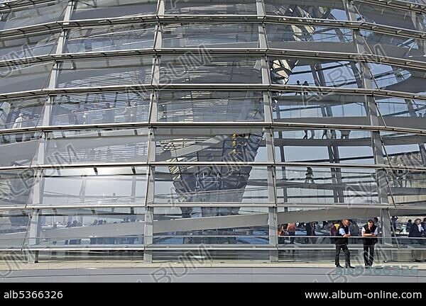 Reichstag Dome, Bundestag, German Parliament Building, Berlin, Germany, Europe.