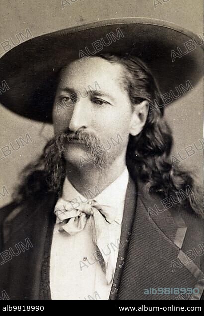 James Butler; Wild Bill; Hickok (27 May 1837) (2 August 1876) was an American western hero or gunslinger; soldier and lawman; Historical; digitally restored reproduction from a 19th-century original; Hickok (May 27) (1837) (August 2) (1876) was an American western hero or gunslinger; soldier and lawman; Historical; digitally restored reproduction from a 19th-century original.