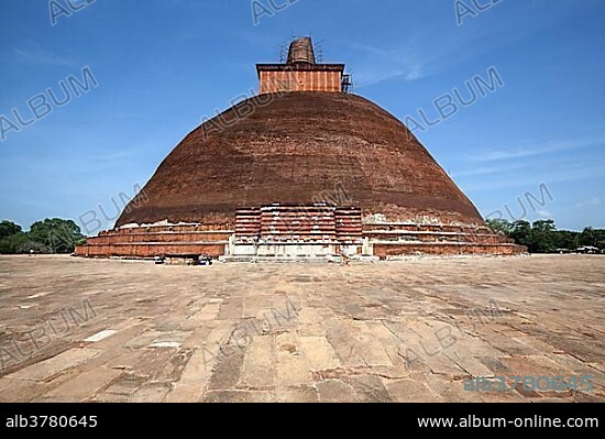 Jetavanaramaya, stupa, Sacred City of Anuradhapura, North Central Province, Sri Lanka, Asia.
