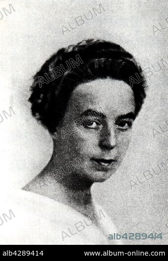 Doctor Elsbeth Schragmüller, German spymaster in Antwerp. She was the only woman working in the German military forces. Secret photos of the war. Germany, World War I.