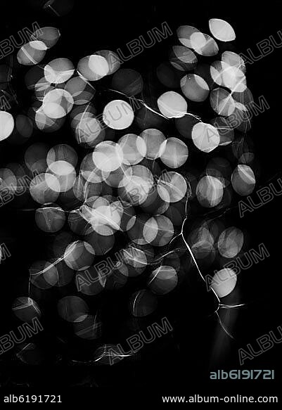 COMPOSICION LUMINICA - REFLEJOS DE MERCURIO - FOTOGRAFIA EN BLANCO Y NEGRO - AÑOS 60.
