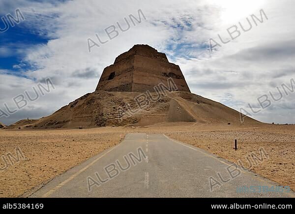 Meidum Pyramid, Egypt, Africa.