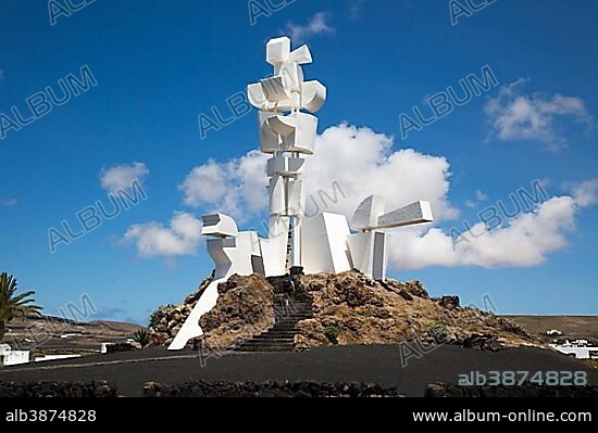 CÉSAR MANRIQUE. Monumento al Campesino or Monumento a la Fecundidad, by César Manrique, San Bartolome, Lanzarote, Canary Islands, Spain, Europe.