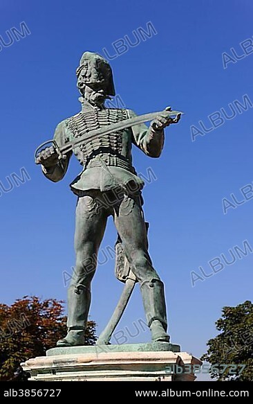Monument of Huszár Oreg, Castle Hill, Budapest, Hungary, Europe.
