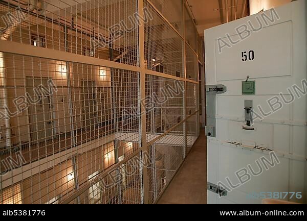 Interrogation room in a prison building of the Ministry for public security (MfS, state security service) Dresden, Saxonia, Germany.
