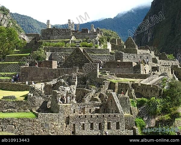 Peru, Machu Pichu, Anden, Berge, Inka-Pfade, Inka-Tempel, Indios, Kultur, Sehenswürdigkeit, Natur, Landschaft, Bauwerk, Architektur, Geschichte Peru, Andes, mountains, Machu Pichu, Inka-Trails, Architekture, nature, landscape, Temples, history, retro, vintage, old, South America.