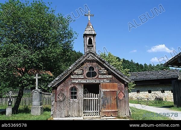 Open-air museum, Tittling, Bavarian Forest, Bavaria, Germany, Europe.