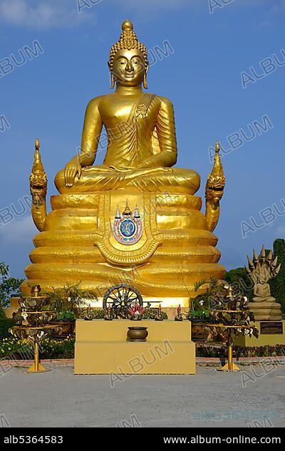 Golden Buddha Statue, Big Buddha, Phuket, Thailand, Asia.