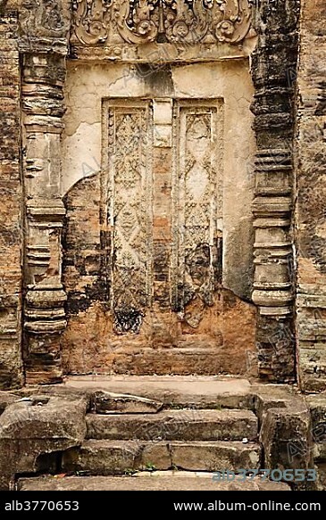 Preah Ko, Roluos temple complex, Siem Reap, Cambodia, Southeast Asia, Asia.