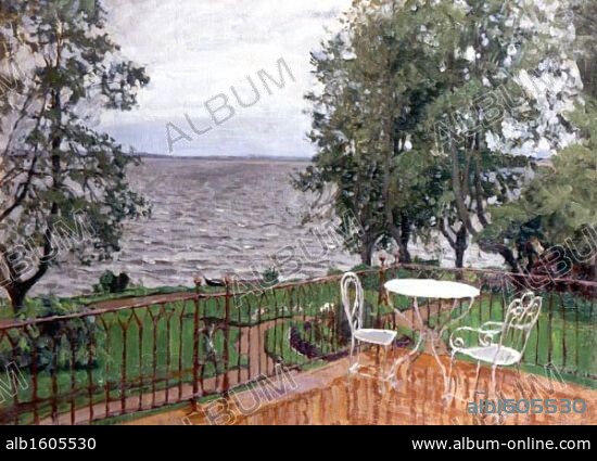 Lake View by Stanislav Julianovic Jukovsky, 1875-1944, Russia, Tomsk Regional Arts Museum.