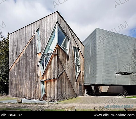 Felix Nussbaum House art museum, architect Daniel Libeskind, Osnabrück, Lower Saxony, Germany, Europe.