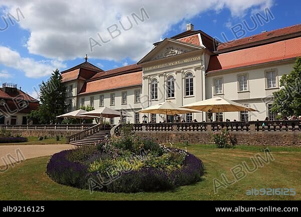 Schloss Fasanerie, Adolphseck, in Eichenzell, Fulda, Hesse, Germany, Schloss Fasanerie in Eichenzell near Fulda, originally named Schloss Adolphseck after the Fuldian prince abbot Adolph von Dalberg, is one of the most beautiful baroque castles in Hesse, Germany, Europe.