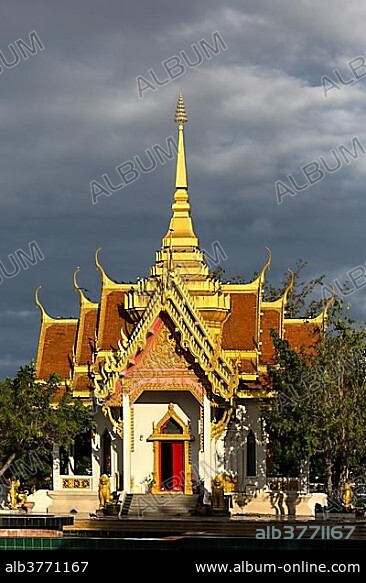 San Lak Muang, Mueang, City Pillar, City Pillar Shrine, Ubon Ratchathani, Isan, Isaan, Thailand, Asia.