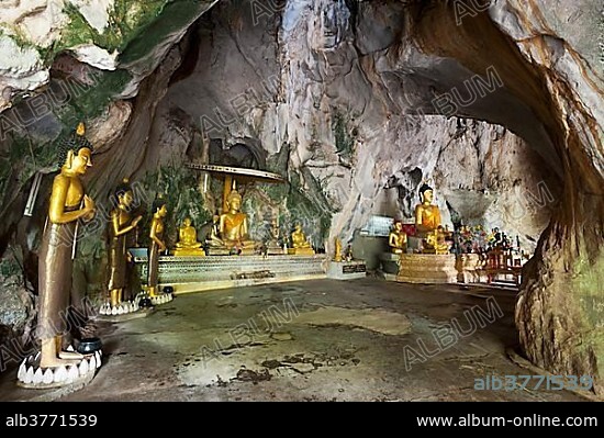 Statues or sculptures in the Buddha Cave, Mae Cham, Chiang Rai Province, Northern Thailand, Thailand, Asia.