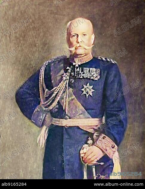 Klemens Wilhelm Jacob Meckel, born 28 March 1842, died 5 July 1906, Prussian Major General, Military Advisor to the Japanese Army, Historical, digitally restored reproduction of a 19th century original, exact original date unknown.