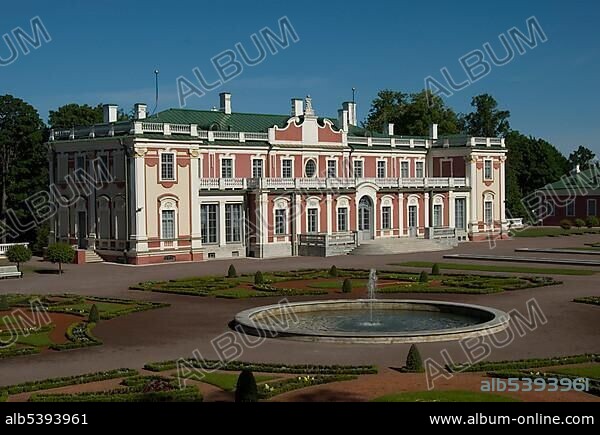 Palace of Cathrine, Kadriorg Palace, Tallinn, Estonia, Europe.