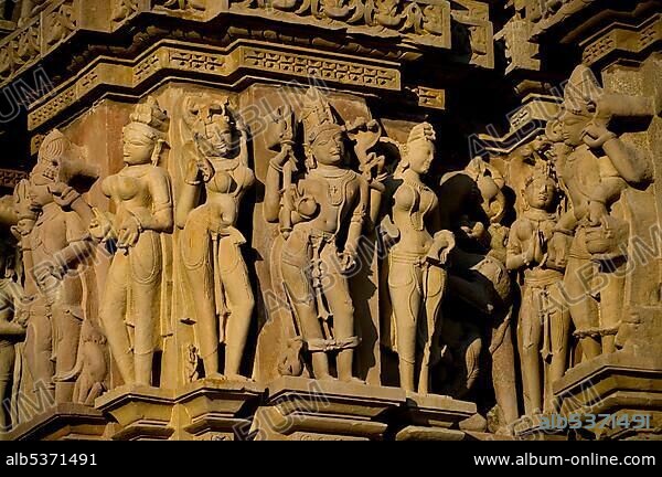 Kandariya Mahadev Temple, Khajuraho Group of Monuments, UNESCO World Heritage Site, Madhya Pradesh, India, Asia.