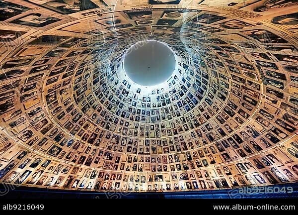 Jerusalem Israel. Yad Vashem. Memorial to the victims of the holocaust. The Hall of names.
