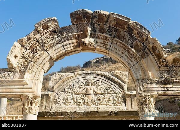 Ephesus, Hadrian Temple, Turkey, Asia.