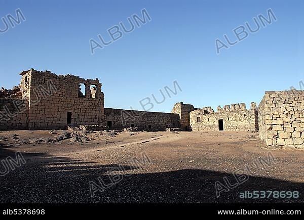 Desert castle Qasr Azraq, Jordan, Asia.
